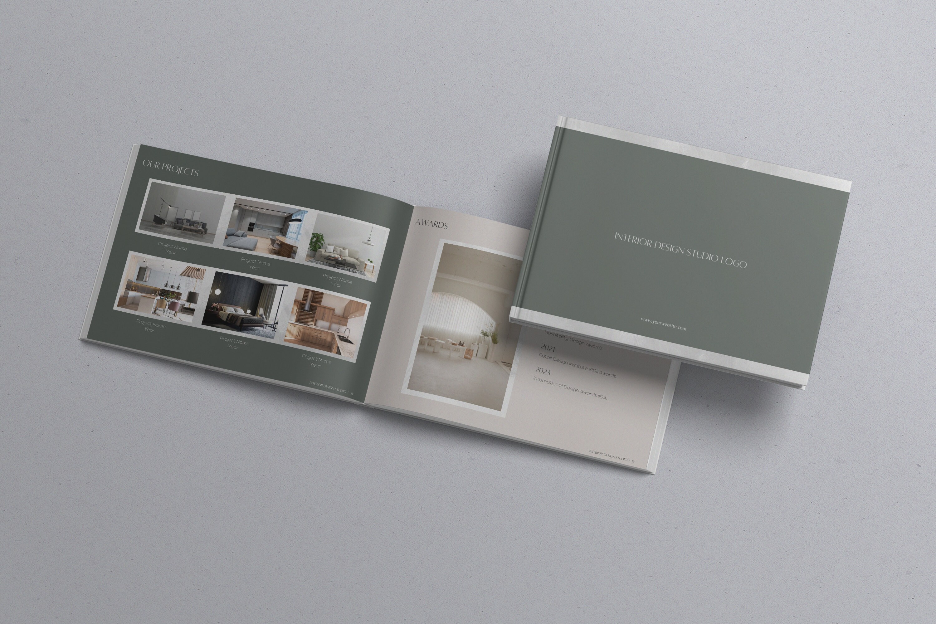 Interior Design Portfolio Template, Interior Design Studio and Services ...