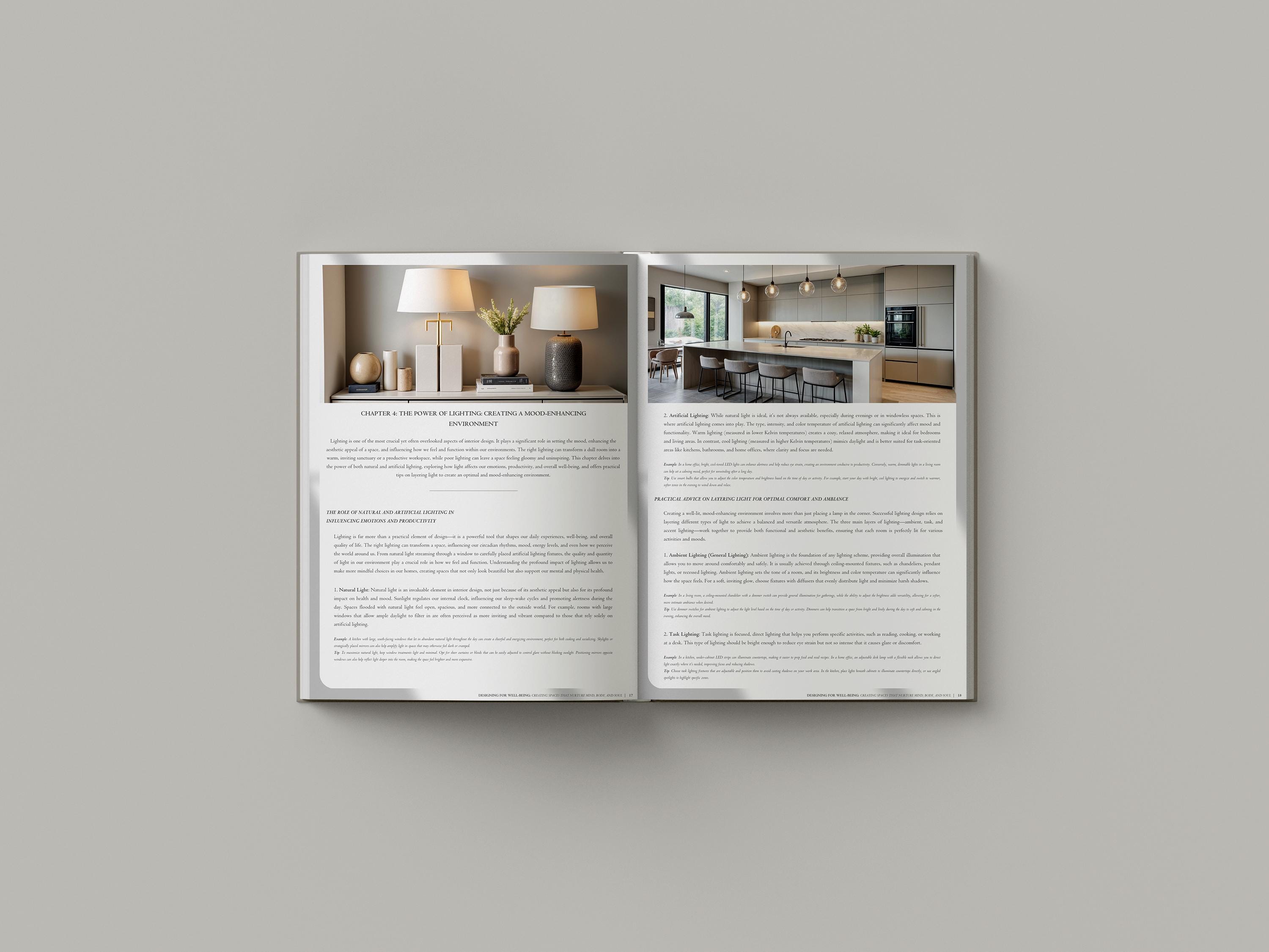 Interior Design Ebook Template Designing for Well-being, Creating ...