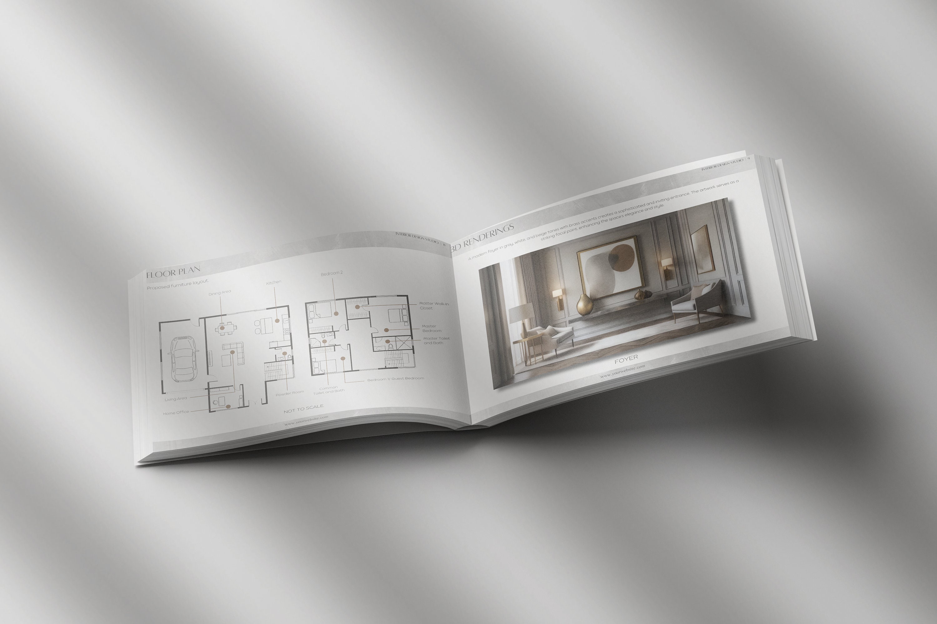 Modern Interior Design Project Proposal Template Design Project ...