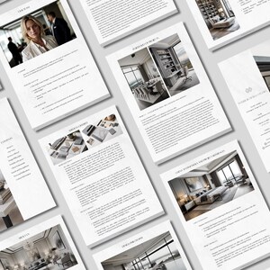 Modern Interior Design Studio Portfolio Template Onboarding Client ...