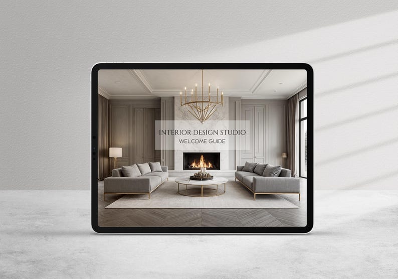 Interior Design Client Welcome Guide Template Interior Design Studio ...