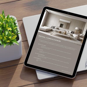 Interior Design Client Welcome Guide Template, Interior Design Studio ...