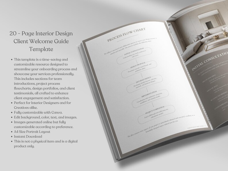 Interior Design Client Welcome Guide Template, Interior Design Studio ...