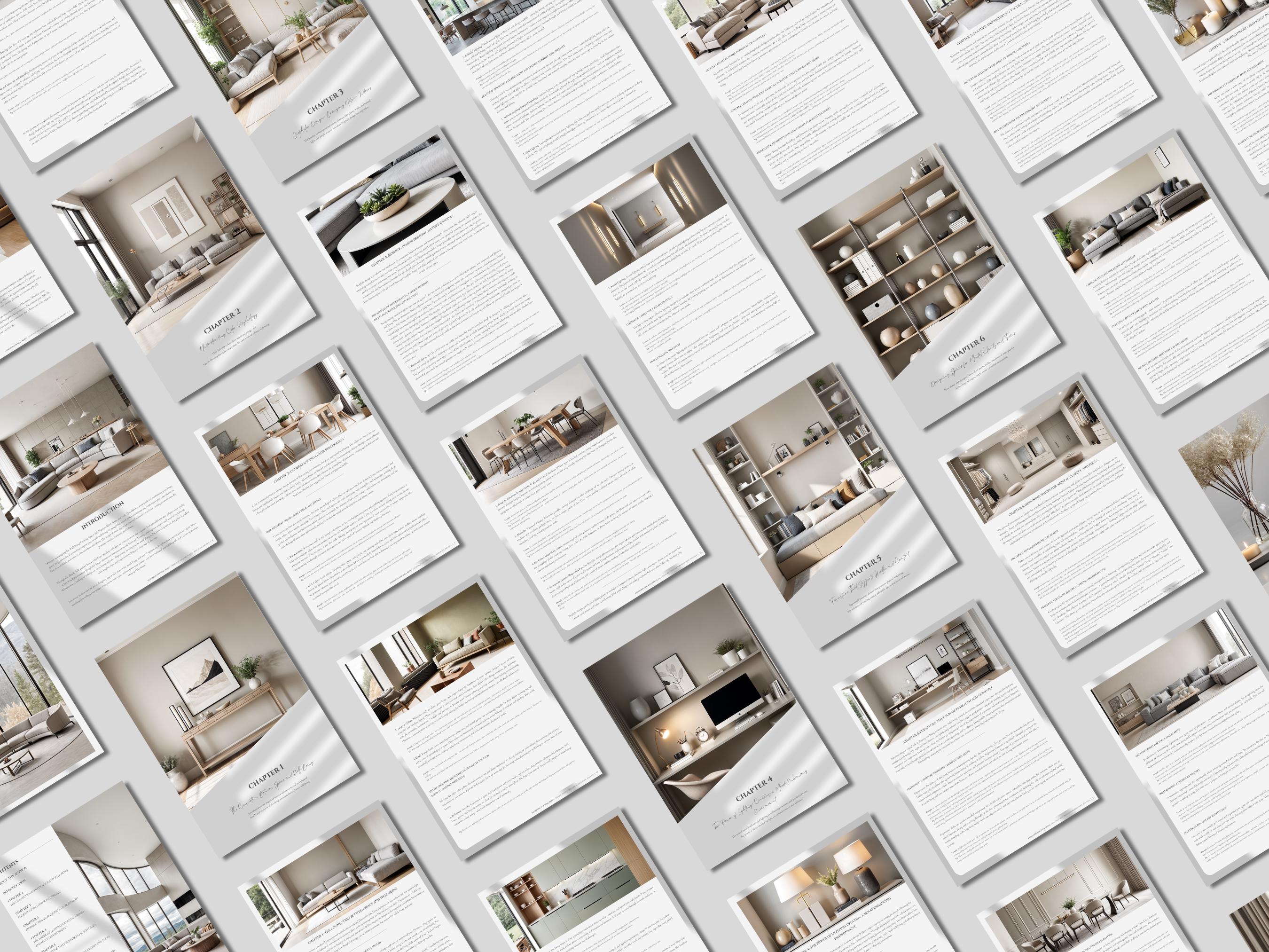 Interior Design Ebook Template Designing for Well-being, Creating ...