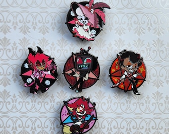 LIMITED EDITION - Hazbin Hotel Pentagram Chibis: Alastor, Vox, Rosie, Niffty