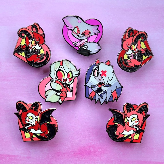 Hazbin Hotel Chibi Hearts - Razzle, Dazzle A/B Grade - Etsy