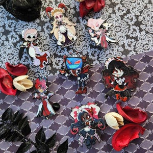Hazbin Hotel Chibi Hearts - Razzle, Dazzle A/B Grade - Etsy