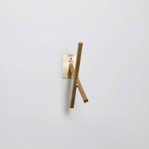 Unique Sputnik Brass Sconce Lighting, Modern Brass Wall Sconce, Small Bedroom Brass Wall Light, Scandinavian Tiny Bedside Brass Wall Lamp