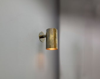 Buy Brass Indoor Outdoor Sconce Lighting, Modern Brass Wall Sconce