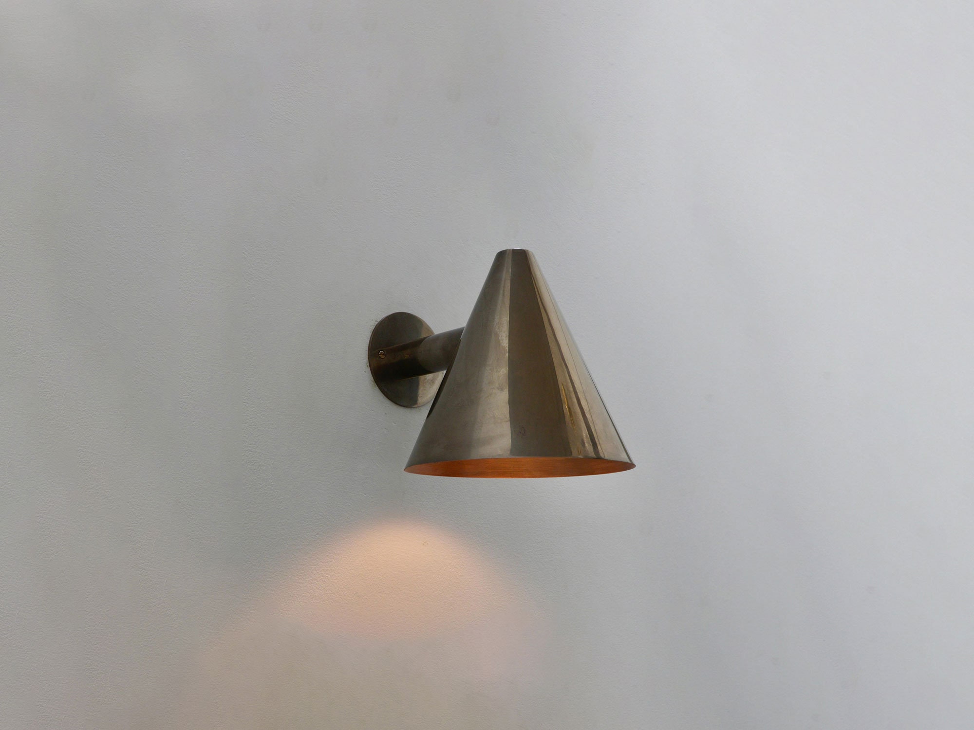 Scandinavian Wall Light Design, Cone Indoor Outdoor Sconce Lighting ...