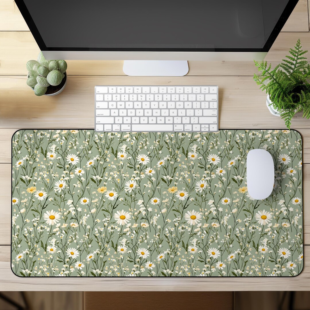 3D Flower Pattern 123112 Assaf Frank Desk Mat