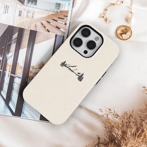 Mountain Forest Phone Case: Minimalist Outdoor, iPhone Magsafe Compatible Cell Phone Cover