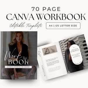 Course Workbook Template, Canva Bundle Template, Ebook Template, Coaching Template Online Course Template, Course Creator Workbook Template.