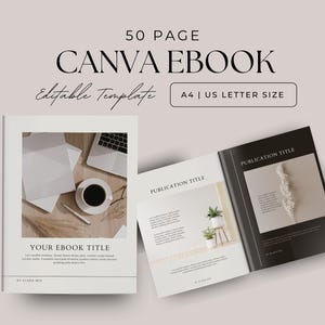 Ebook Template Canva | Coaching Guide Book Canva Template| Lead Magnet | Course Creator Template | Canva Ebook