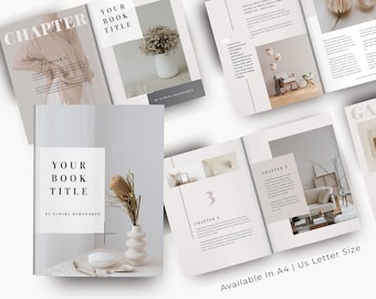 Elegant Magazine Canva Template: Brochure, Portfolio, Ebook (Digital Download)