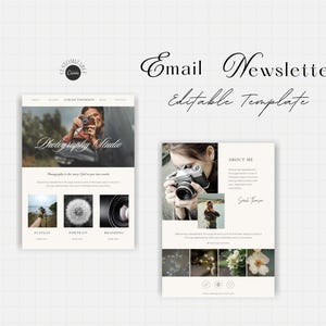 Canva Email Newsletter Template: Modern Marketing Design (Instant Download)
