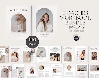 Canva E-book Template, Canva Workbook Template, Coaching Course Template, Lead Magnet Template, Course Creator Template, Canva Ebook