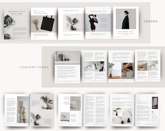 Ebook Template Canva | Coaching Guide Book Canva Template| Lead Magnet | Course Creator Template | Modern Workbook