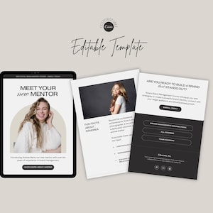 Email Newsletter Template, Canva Course Template, Marketing Template, Sales Email Template, Canva Newsletter, Email Marketing, Email Design.