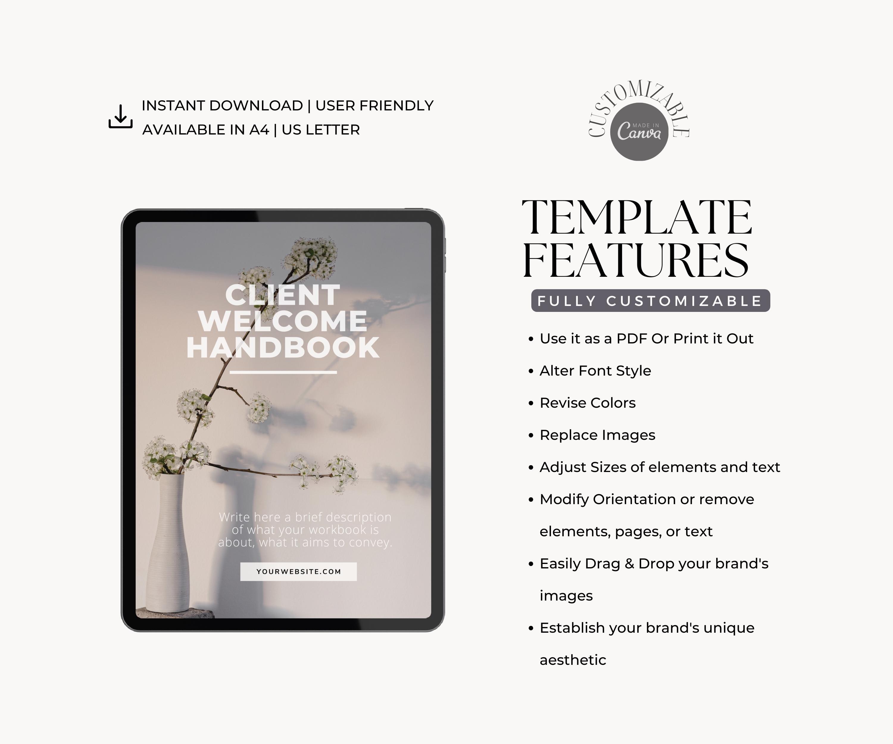 Client Welcome Packet Template, Virtual Assistant Welcome Packet, New ...