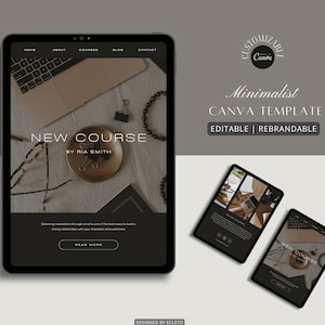 Email Newsletter Template, Course Template, Marketing Template, Sales Email Template, Canva Newsletter, Email Marketing, Email Design.