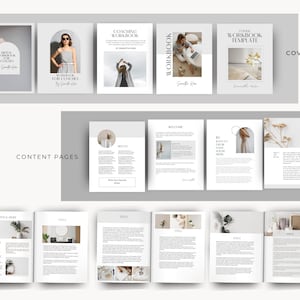 Canva E-book Template, Canva Workbook Template, Coaching Course Template, Lead Magnet Template, Course Creator Template, Canva Ebook