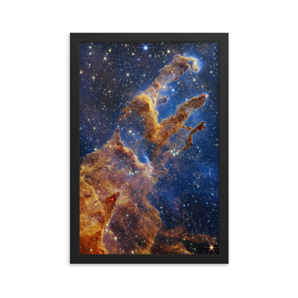 Pillars of Creation Taken by Nasa's James Webb Telescope Framed