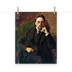 Anton Chekhov Matte Poster
