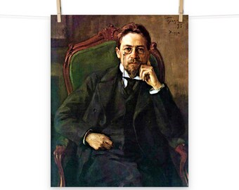 Anton Chekhov Matte Poster