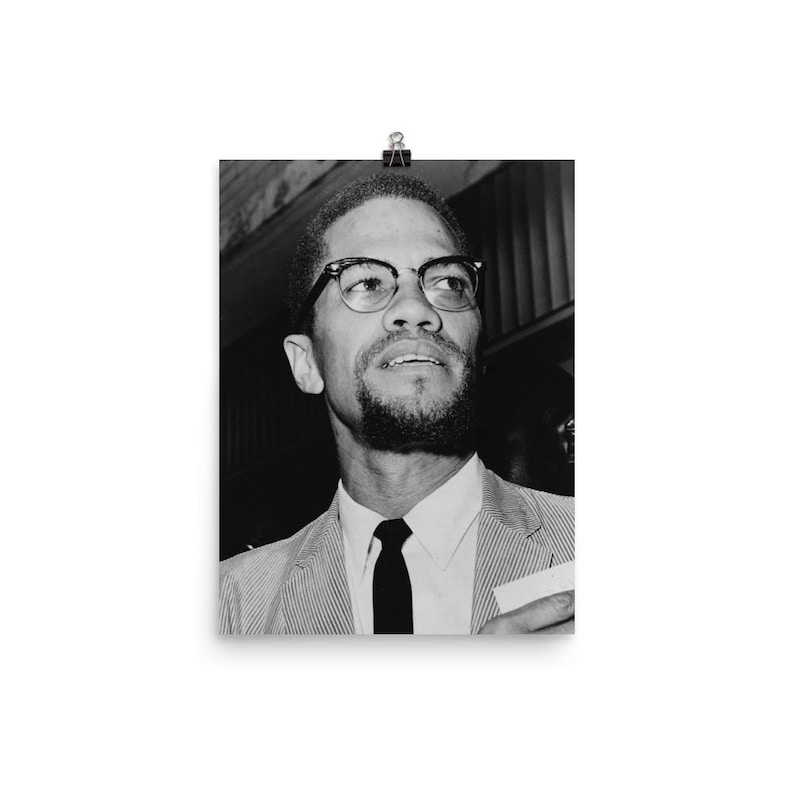 malcolm-x-matte-poster-etsy