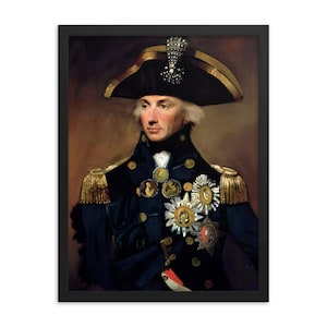 Horatio Nelson Admiral Lord Nelson Framed Poster