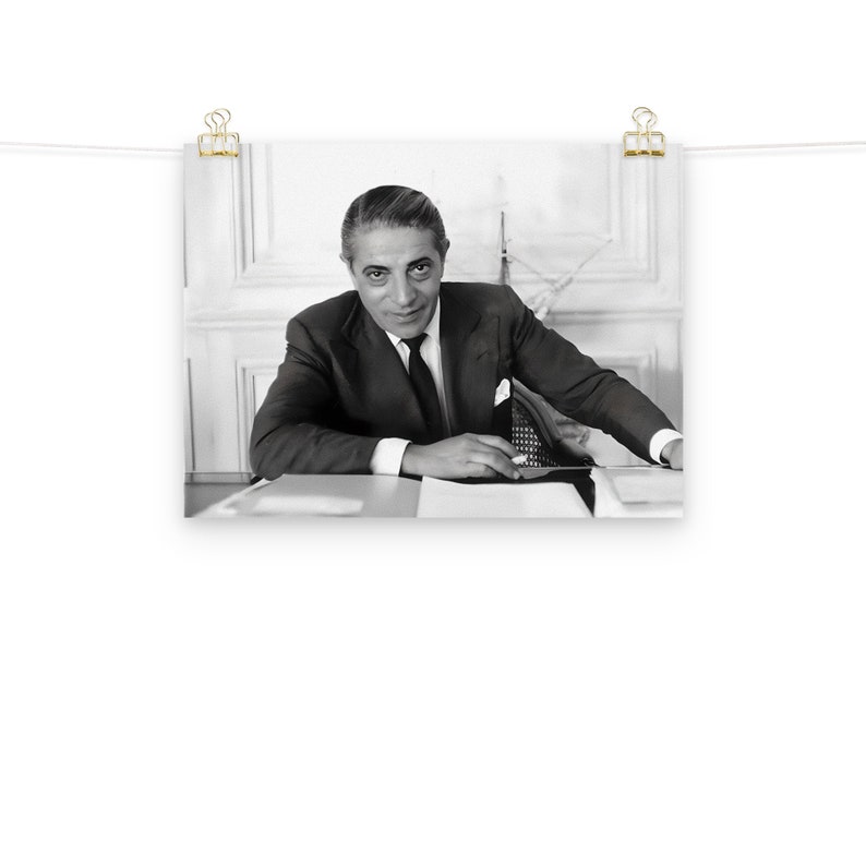 Aristotle Onassis Matte Poster - Etsy