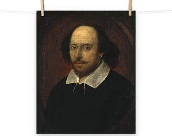ウィリアム・シェイクスピアのコッブ肖像画（1610年）キャンバス
