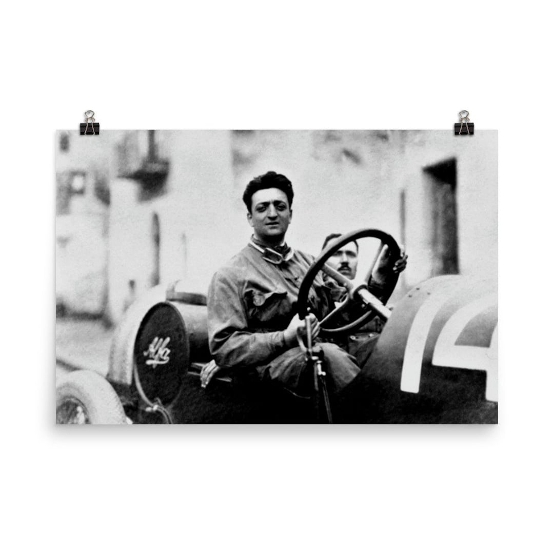 エンツォ・フェラーリ マットポスター - Etsy 日本
