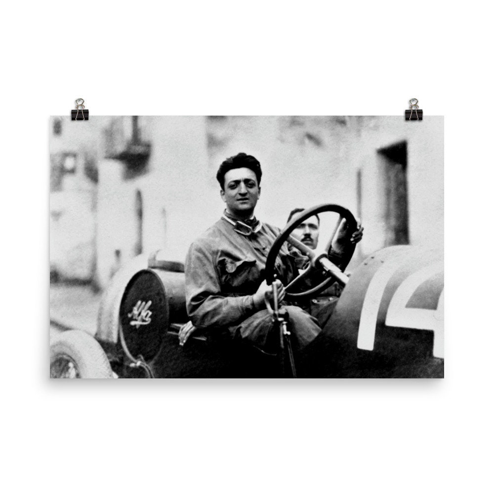 エンツォ・フェラーリ マットポスター - Etsy 日本