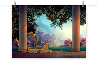 Daybreak by Maxfield Parrish Matte Poster