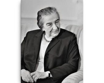 Prime Minister Golda Meir Canvas