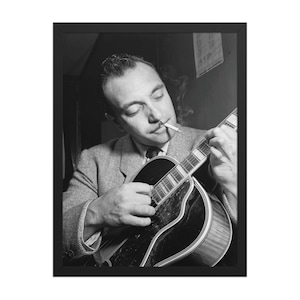 Póster enmarcado de Django Reinhardt