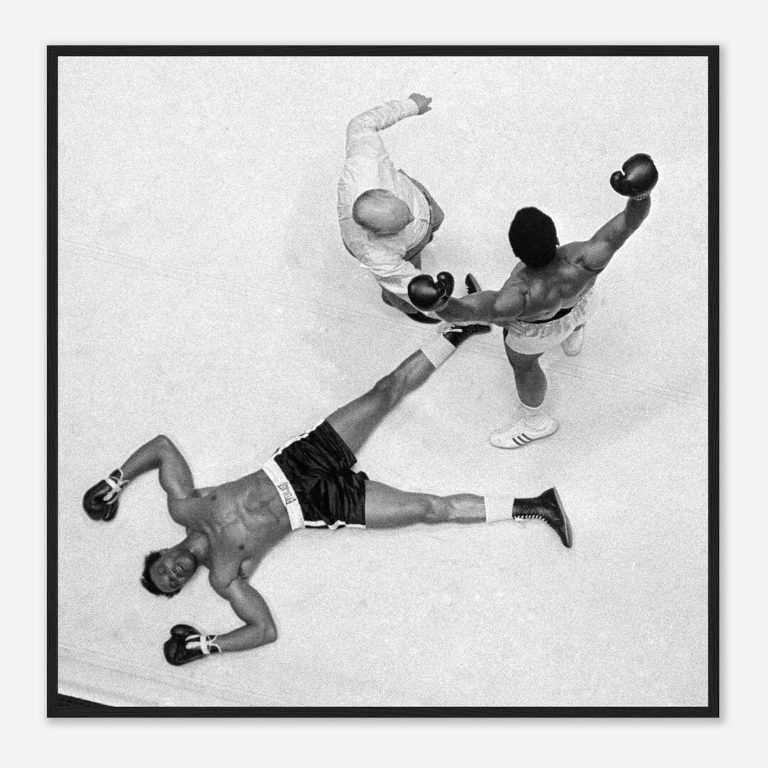 Muhammad Ali Standing Over Cleveland Williams Framed Poster - Etsy