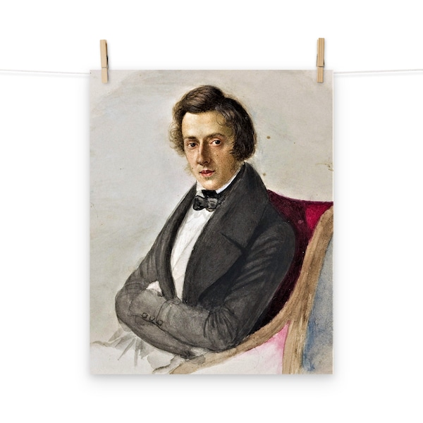 Frédéric Chopin Matte Poster