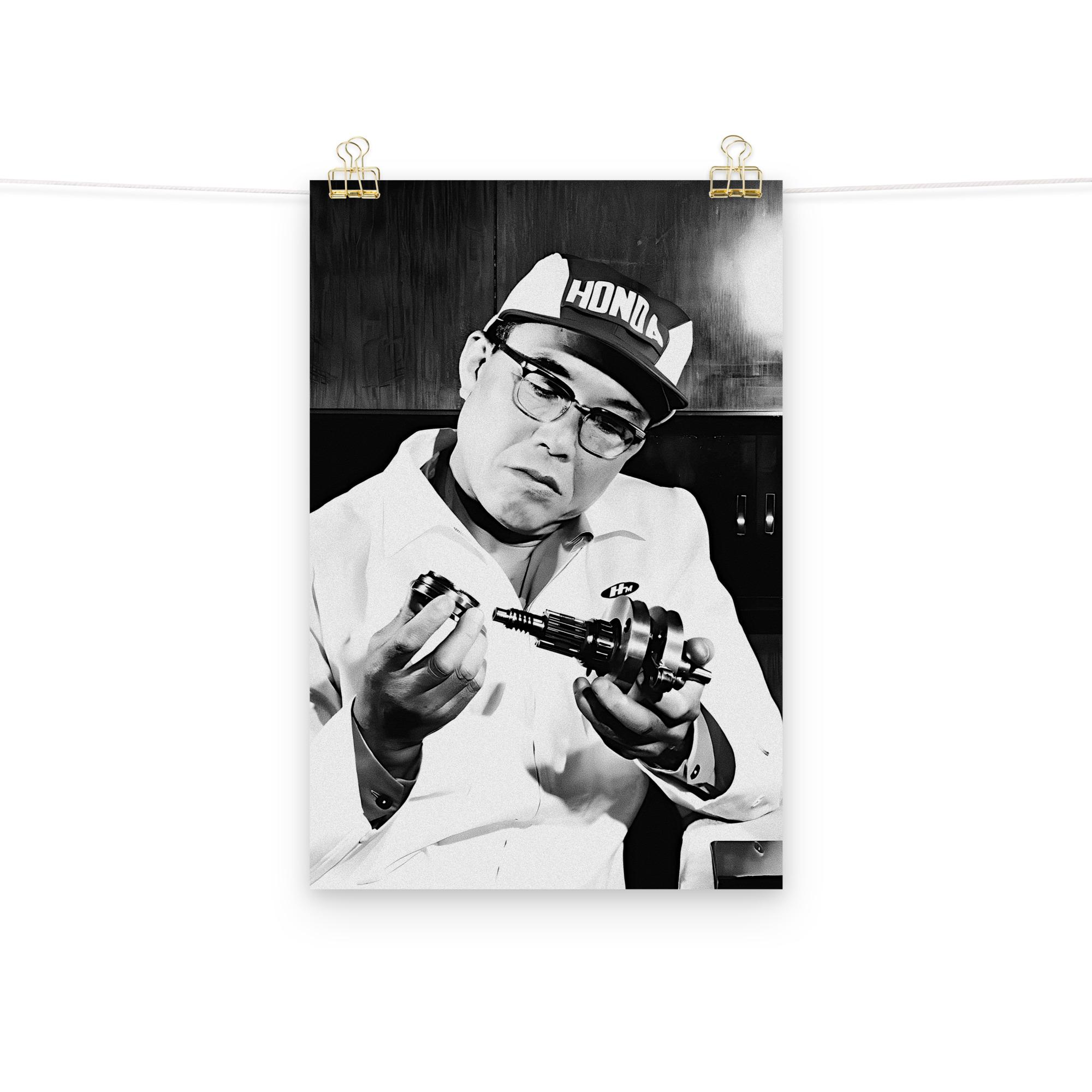 Soichiro Honda Matte Poster - Etsy
