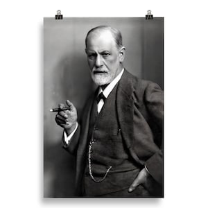 Sigmund Freud Matte Poster