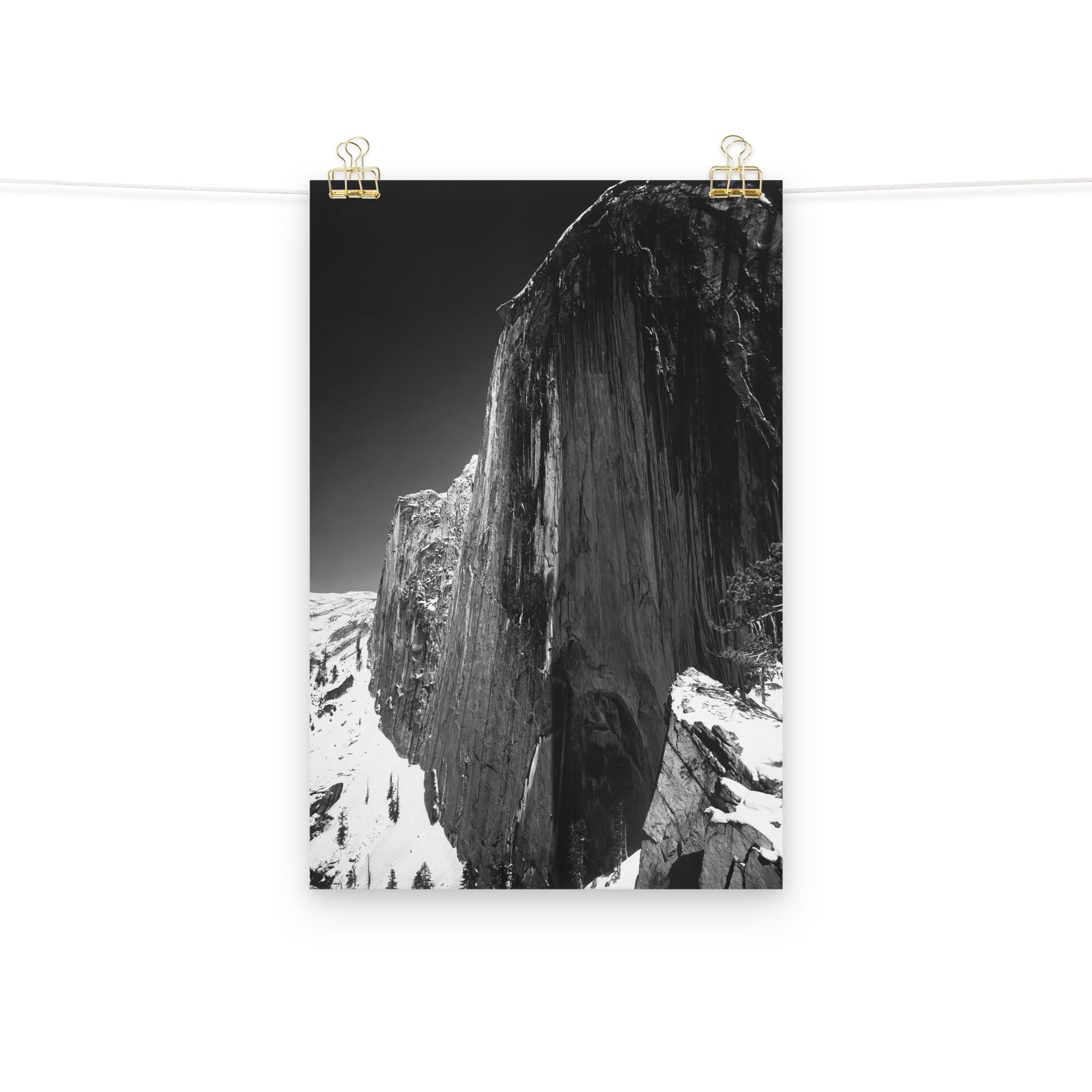 アンセル・アダムス作「モノリス、ハーフドームの顔、ヨセミテ国立公園
