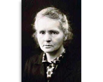 Marie Curie Matte Poster