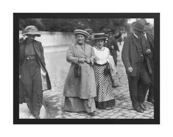 Clara Zetkin and Rosa Luxemburg Framed Poster
