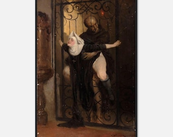 The Sin by Heinrich Lossow Framed Poster