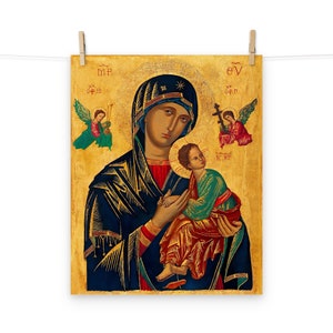 Our Lady Of Perpetual Help (Virgin Mary) Matte Poster