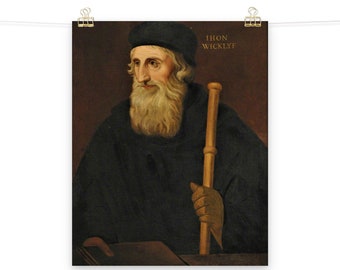 Póster mate de John Wycliffe