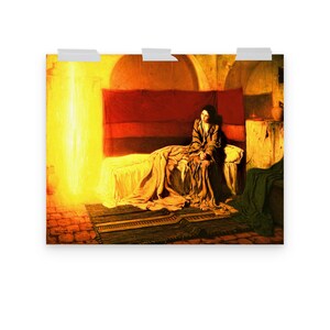 The Annunciation by Henry Ossawa Tanner Matte Poster