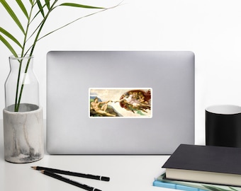 Creation of Adam by Michelangelo Sticker